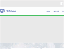Tablet Screenshot of mcgowanbuilders.com